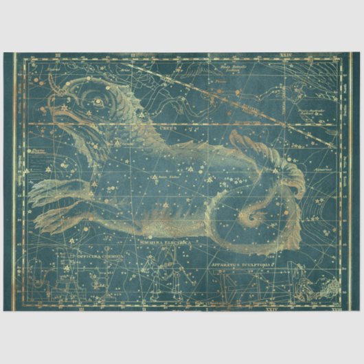 Gold Star Map Series Design 22 Seidenpapier (Vorderseite)