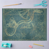 Gold Star Map Series Design 24 Seidenpapier (Basteln)