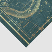 Gold Star Map Series Design 24 Seidenpapier (Ausschnitt)