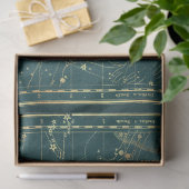 Gold Star Map Series Design 26 Seidenpapier (Geschenk)