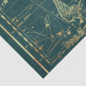 Gold Star Map Series Design 26 Seidenpapier (Ausschnitt)