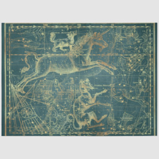 Gold Star Map Series Design 28 Seidenpapier