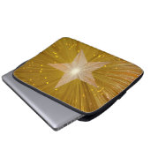 "Gold" Star Neopren Notebook-Ärmel 13" Laptopschutzhülle (Vorne Knopf)