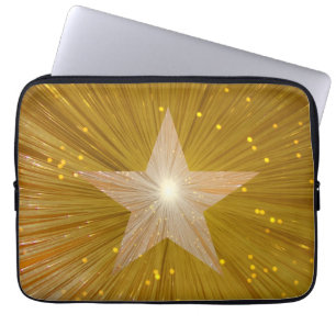 "Gold" Star Neopren Notebook-Ärmel 13" Laptopschutzhülle