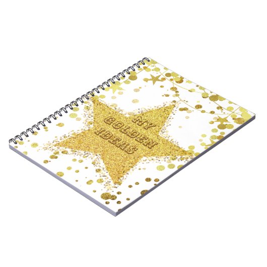 Gold Star Notizblock (Linke Seite)