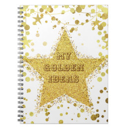 Gold Star Notizblock