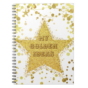 Gold Star  Notizblock