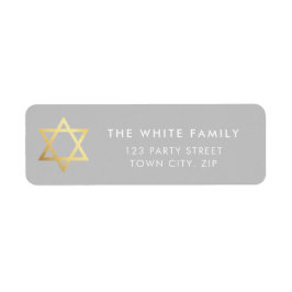 GOLD STAR OF DAVID moderne schlichte, schlichte We