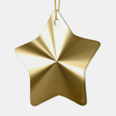 Gold-Star-Ornament Keramik Ornament (Links)