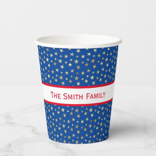 Gold Star Pappbecher (Rückseite)