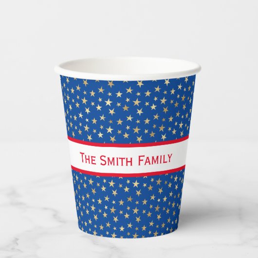 Gold Star Pappbecher (Vorderseite)
