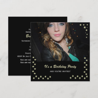 Gold Star: Party Einladungen