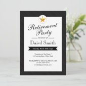 Gold-Star-Party Einladungen (Stehend Vorderseite)