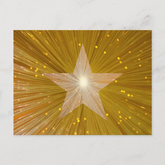 Gold-Star-Postkarte Postkarte (Vorderseite)