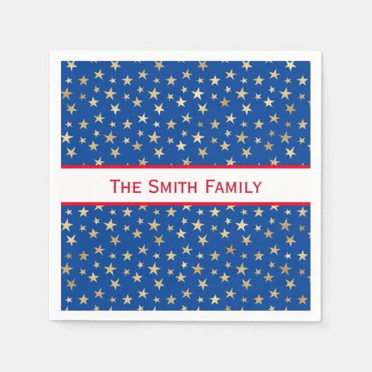 Gold Star Serviette (Vorderseite)