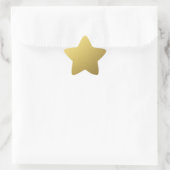 Gold Star Siegel und Aufkleber (Tasche)