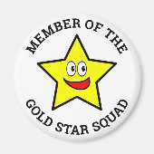Gold Star Squad Member Magnet (Vorne)