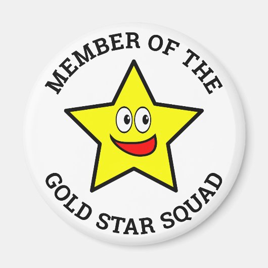 Gold Star Squad Member Magnet (Vorne)