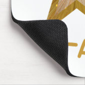 Gold Star 'STAR' Mousepad weiß (Ecke)