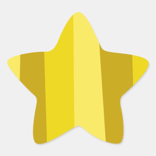 Gold Star Stern-Aufkleber (Vorderseite)