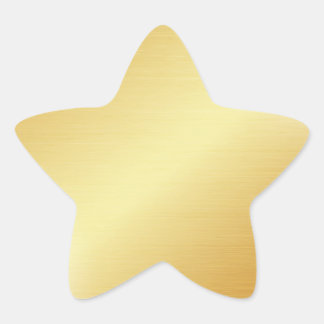Gold Star Stern-Aufkleber