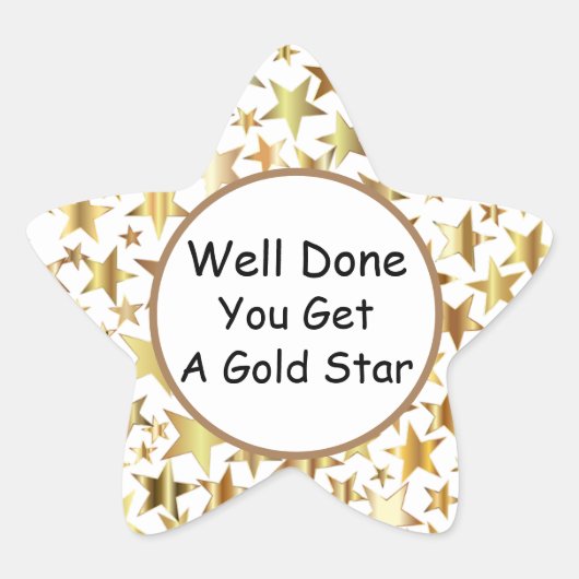 Gold Star Stickers (Vorderseite)