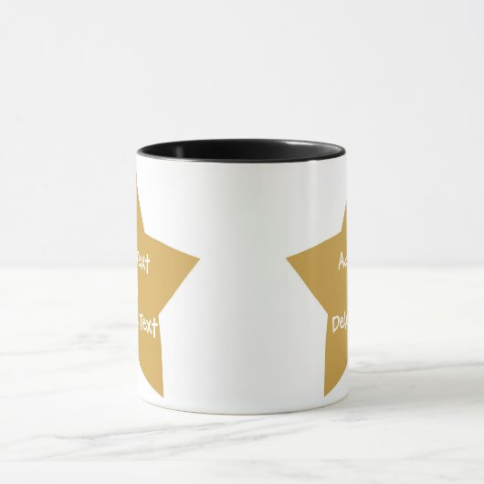 Gold-Star-Tasse Tasse (Zentrum)