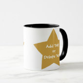 Gold-Star-Tasse Tasse (VorderseiteRechts)