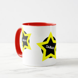 Gold Star & Top Wertungs Office Tasse (Sarah)