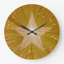 Gold-Star-Uhr