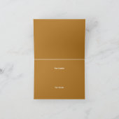 Gold Star Vielen Dank an Sie Custom Karte (Innenseite)