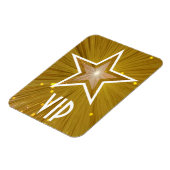 "Gold"-Star-VIP-Magnet Magnet (Linke Seite)
