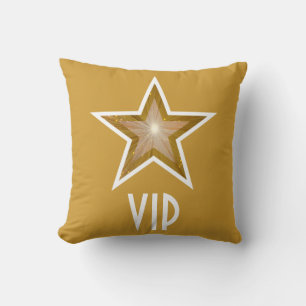 "Gold Star" 'VIP' werfen Kissengold Kissen