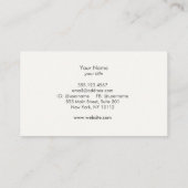 Gold Star Visitenkarte (Rückseite)