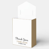 Gold Starfish Nautical Beach Hochzeit Vielen Dank Geschenkschachtel (Geöffnet)