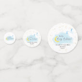 Gold Starlit Baby Boy Bliss Stork Sonderlieferung Konfetti (Vorderseiten)