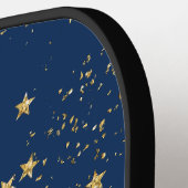 Gold Starry Night Novelty Pickleball Schläger (Linke Seite)