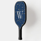Gold Starry Night Novelty Pickleball Schläger (Links)