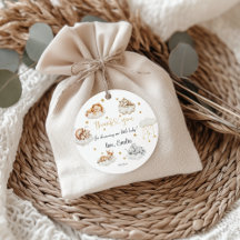 Gold Starry Woodland Safari Kindertiere Vielen Dan