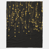 Gold Stars - あなたのカスタムフリースブランケット, 152.4 x 203.2cm Fleecedecke (Vorderseite)