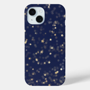 Gold Stars auf blau Case-Mate iPhone Hülle