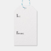 Gold Stars auf dunkelblauem Hintergrund Geschenkanhänger (Rückseite)