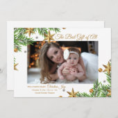 Gold Stars Bestes Geschenk für alle Geburtstage Ankündigung (Vorne/Hinten)