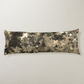 Gold Stars Body Pillow (mit oder ohne Namen) Seitenschläferkissen (Rückseite)