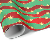 Gold Stars Christmas Sky Thunder_Cove Geschenkpapier (Rolleneckpunkt)