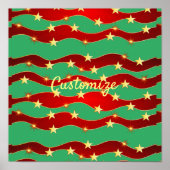 Gold Stars Christmas Sky Thunder_Cove Poster (Vorne)