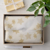 Gold Stars Dekoupage Wrap Tissue Paper Seidenpapier (Geschenk)