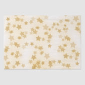 Gold Stars Dekoupage Wrap Tissue Paper Seidenpapier (Vorderseite)