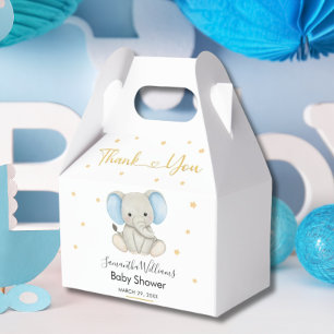 Gold Stars Elephant Baby Showbox Geschenkschachtel