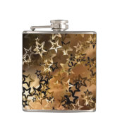 Gold Stars Flachmann (Vorderseite)